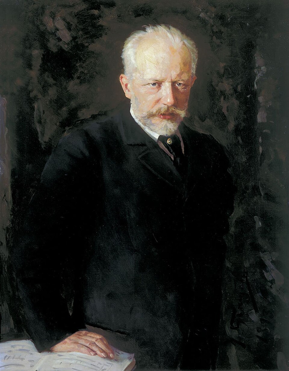 Porträt von Peter Iljitsch Tschaikowsky